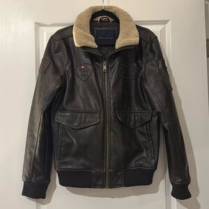 Tommy Hilfiger Dark Brown Bomber Jacket